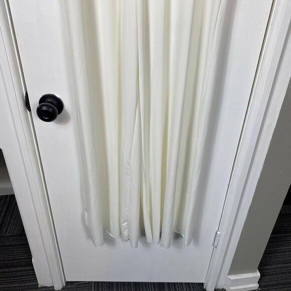 Beach Break white stretchy high waist wide leg pants. Summer beach Sz M - Picture 4 of 8